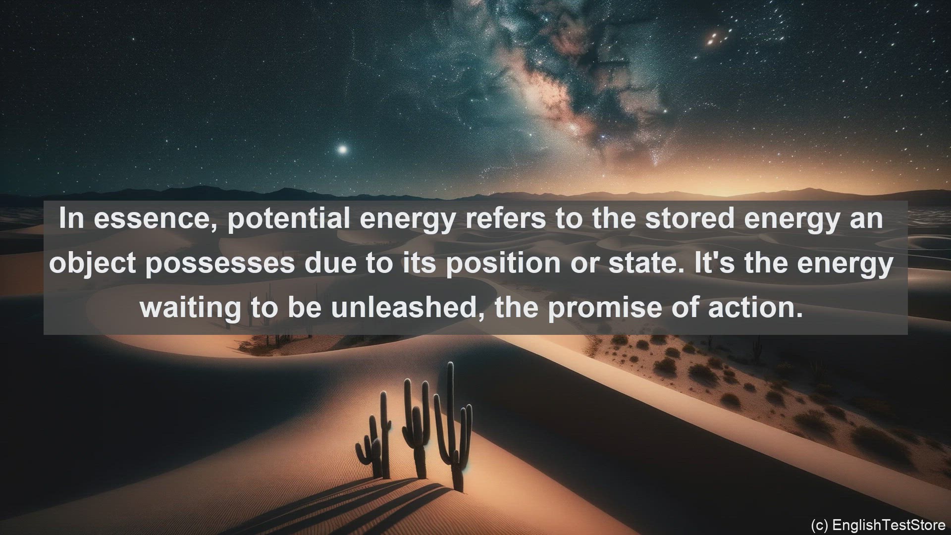 'Video thumbnail for Potential energy in science  definition and examples'