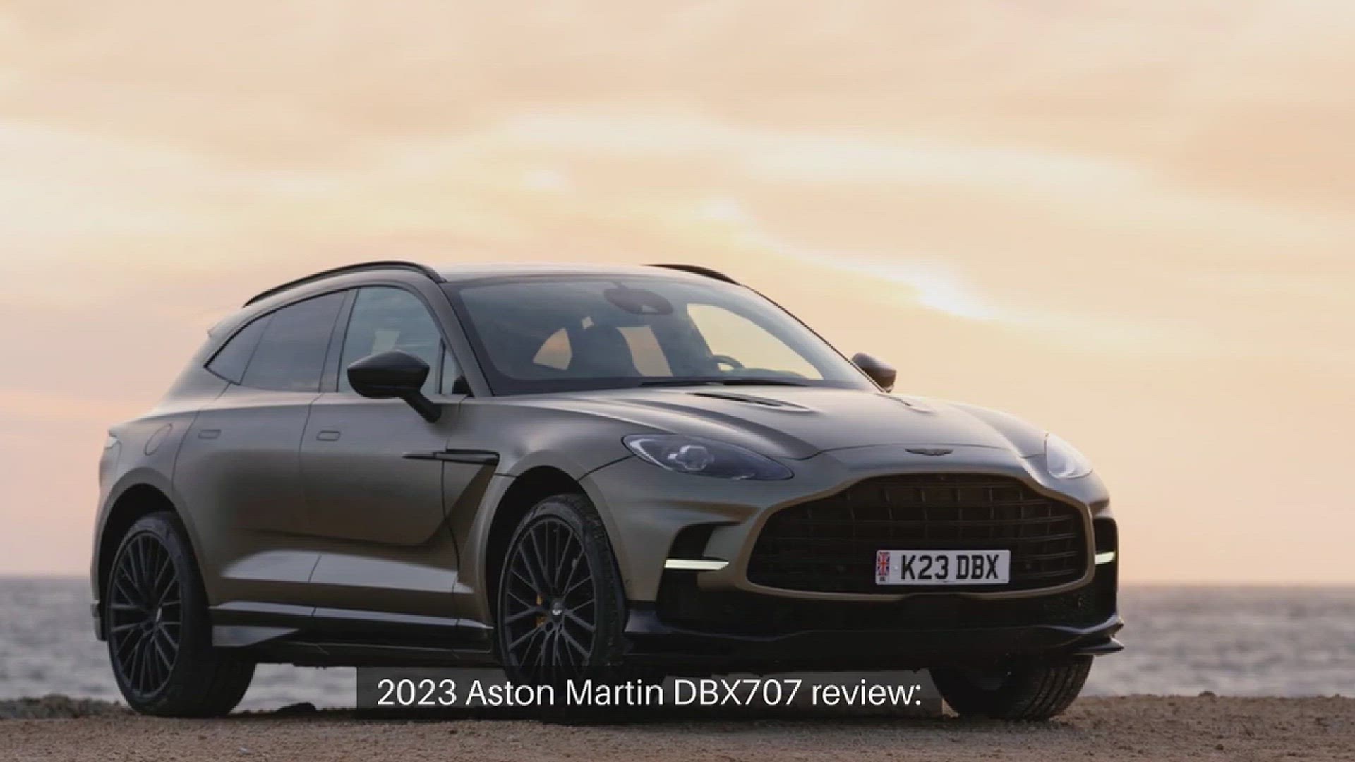 'Video thumbnail for 2023 Aston Martin DBX707 review'