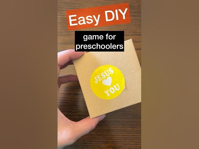 Video thumbnail for Preschool Craft! Easy DIY Tic-Tac-Toe #vbs #preschool #preschoolcrafts #preschoolactivities