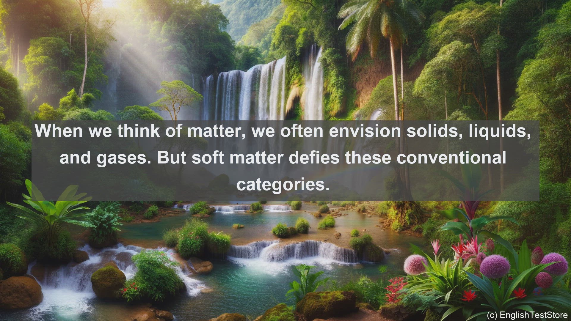 'Video thumbnail for Soft matter in science  definition and examples'