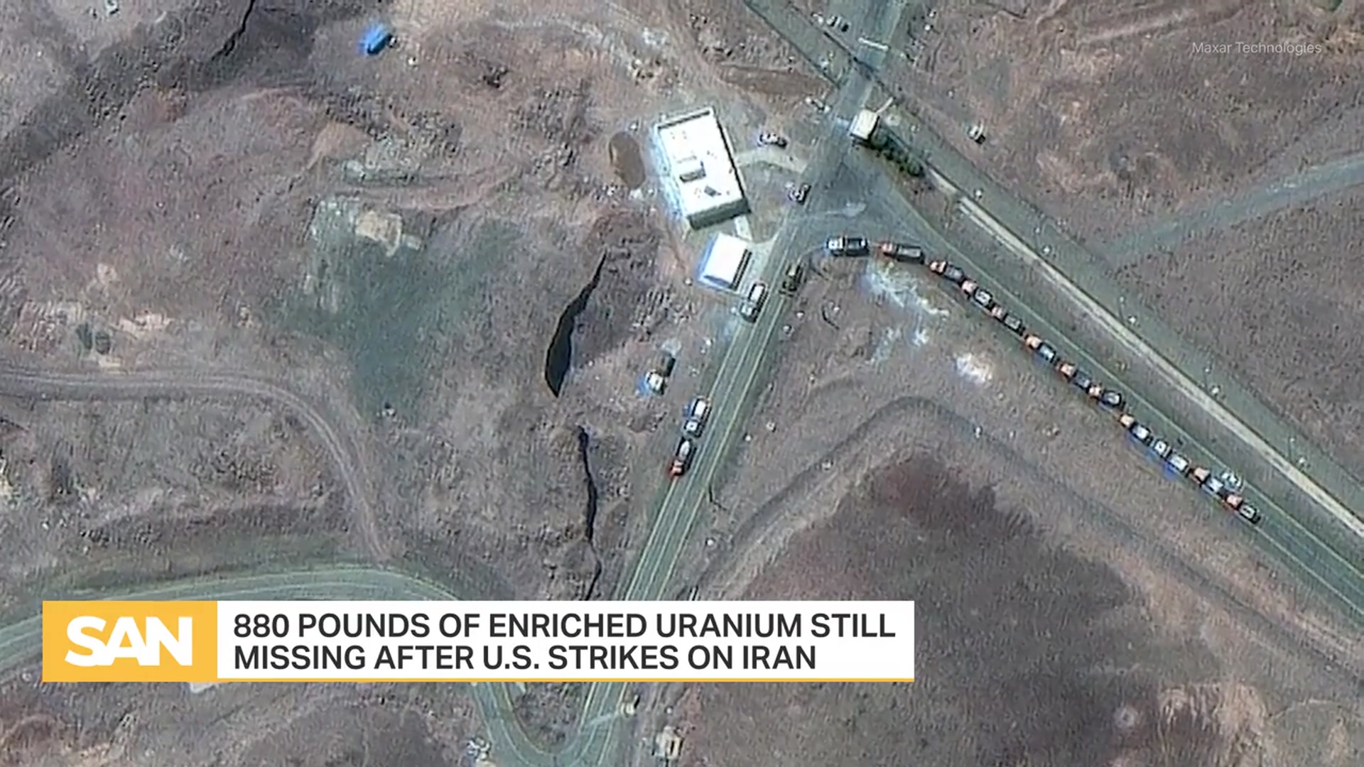 'Video thumbnail for VP Vance wants to 'talk to Iran' about missing uranium'