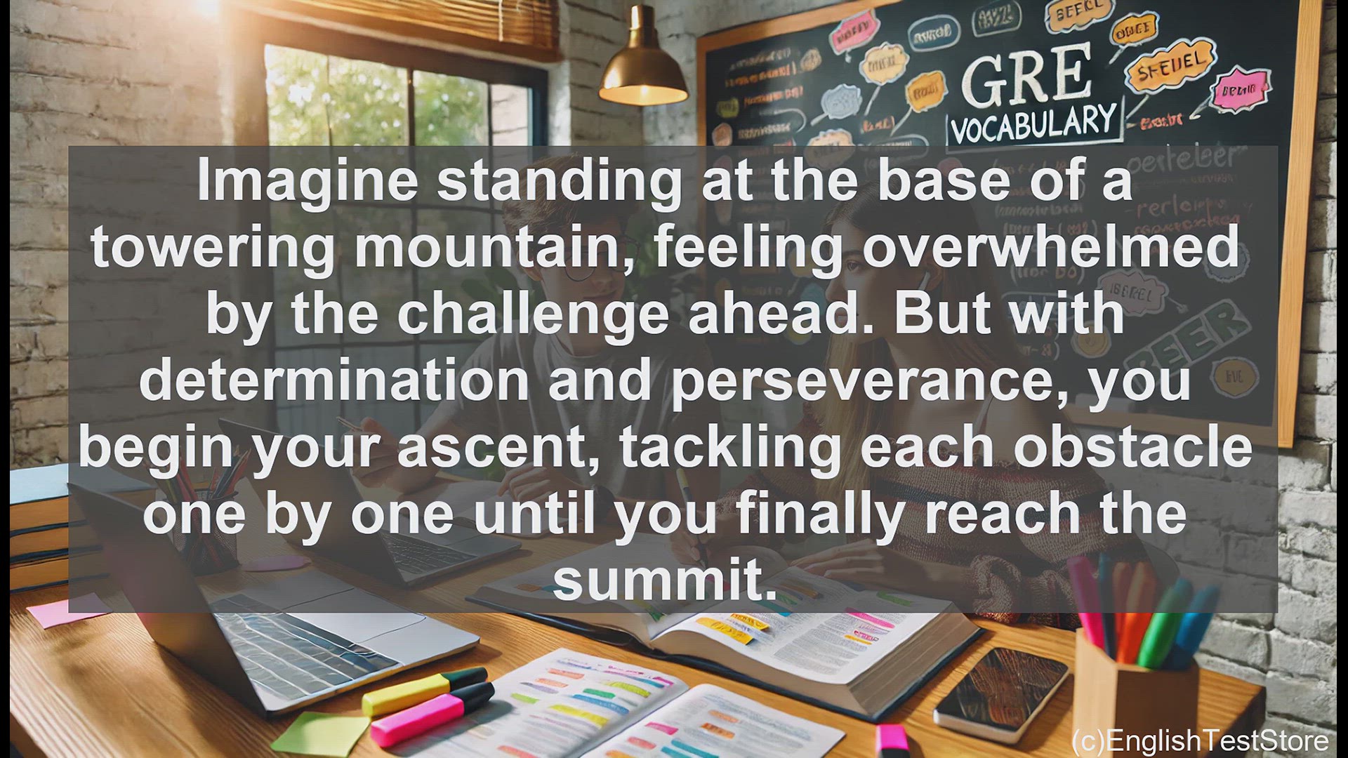'Video thumbnail for GRE Vocabulary Lesson: Conquering Challenges - The Power of Surmounting Obstacles'