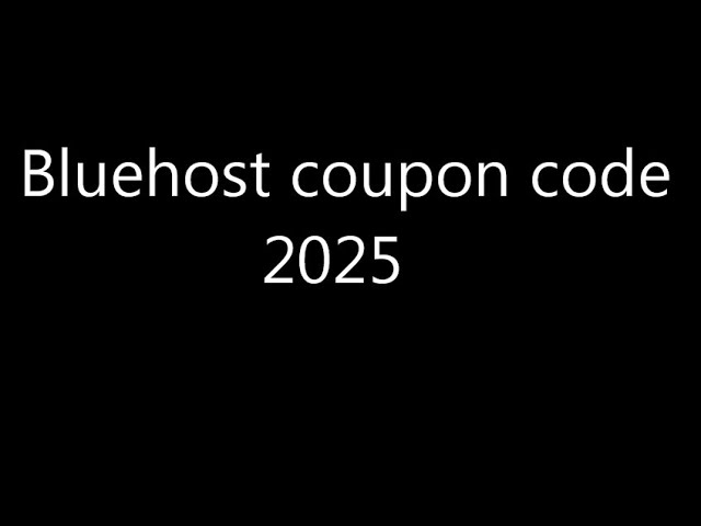 'Video thumbnail for 🔥 Bluehost Coupon Code ✅ BEST Bluehost Discount'