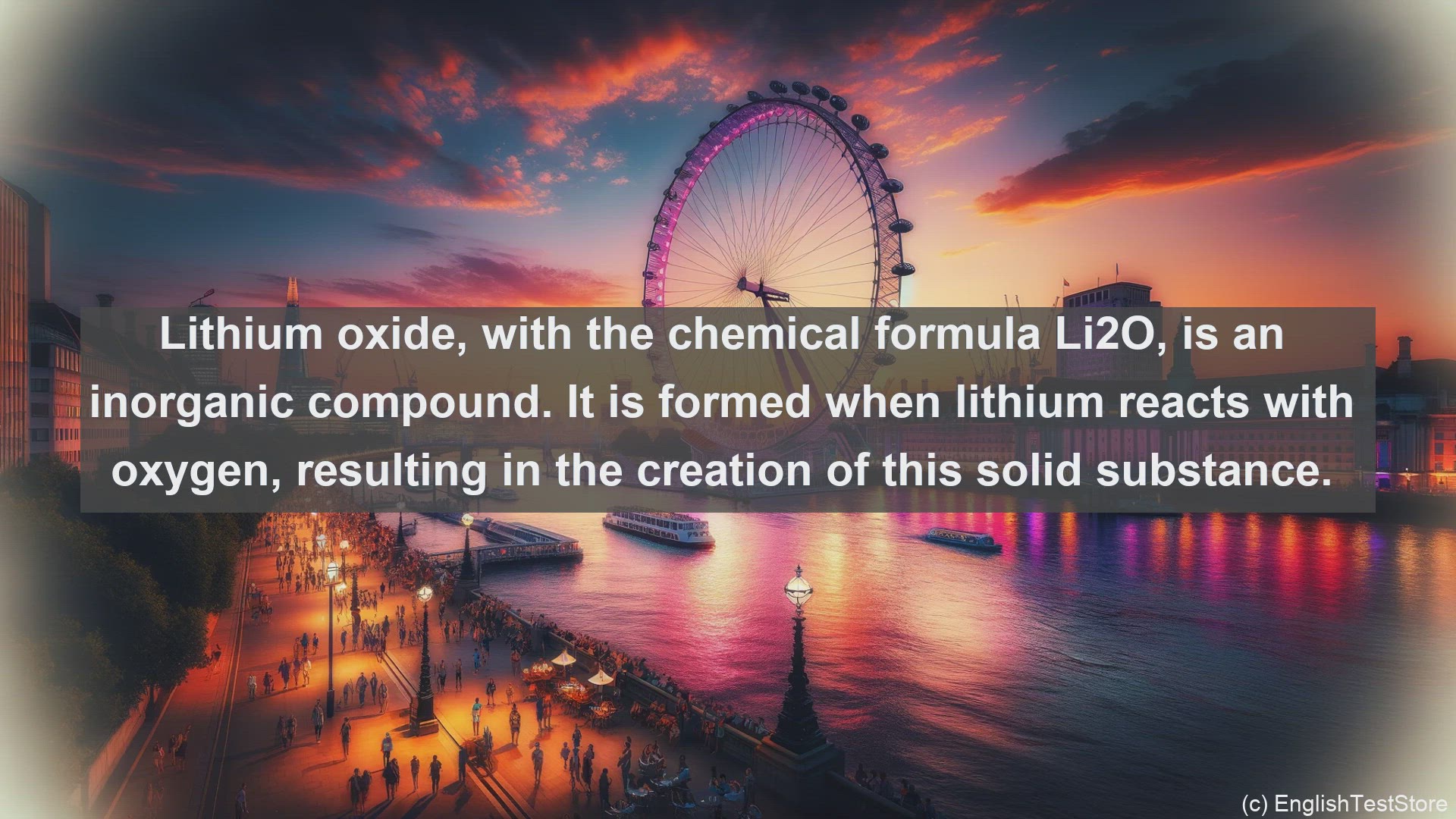 'Video thumbnail for Lithium oxide in science  definition and examples'