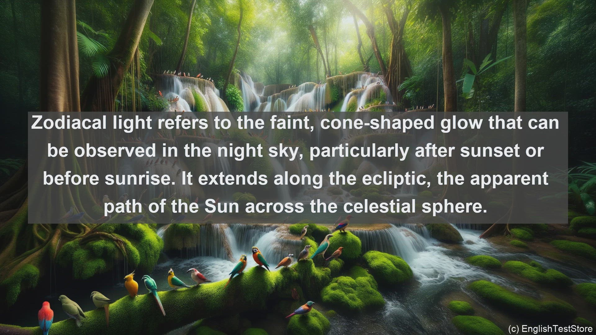'Video thumbnail for Zodiacal light in science  definition and examples'