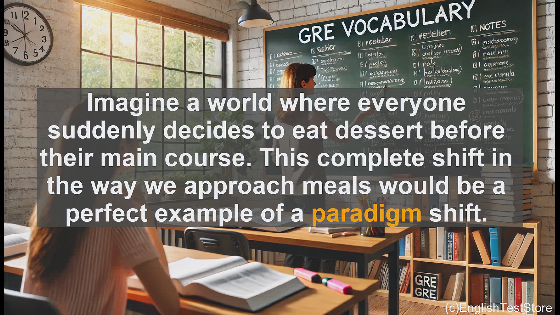 'Video thumbnail for GRE Vocabulary Lesson: Exploring the Concept of Paradigm Shifts'