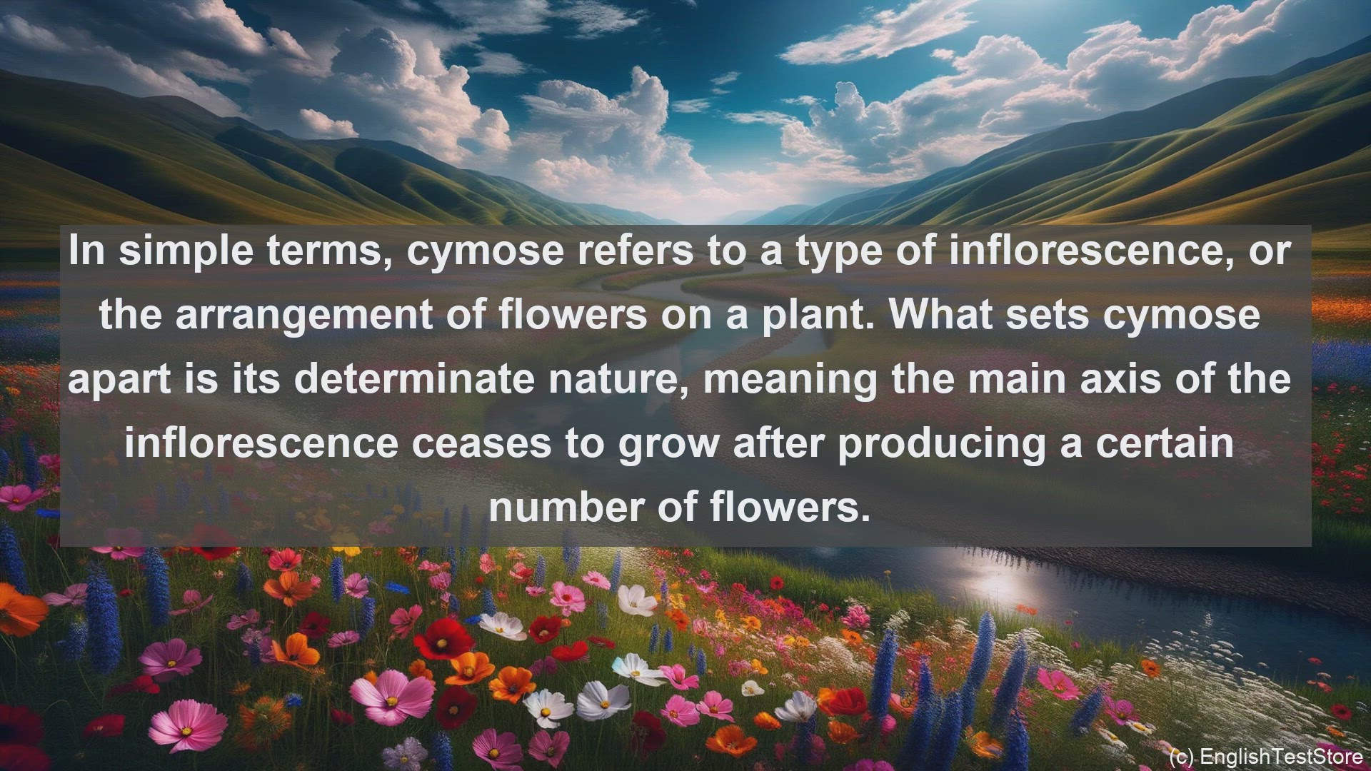 'Video thumbnail for Cymose in in science  definition and examples'