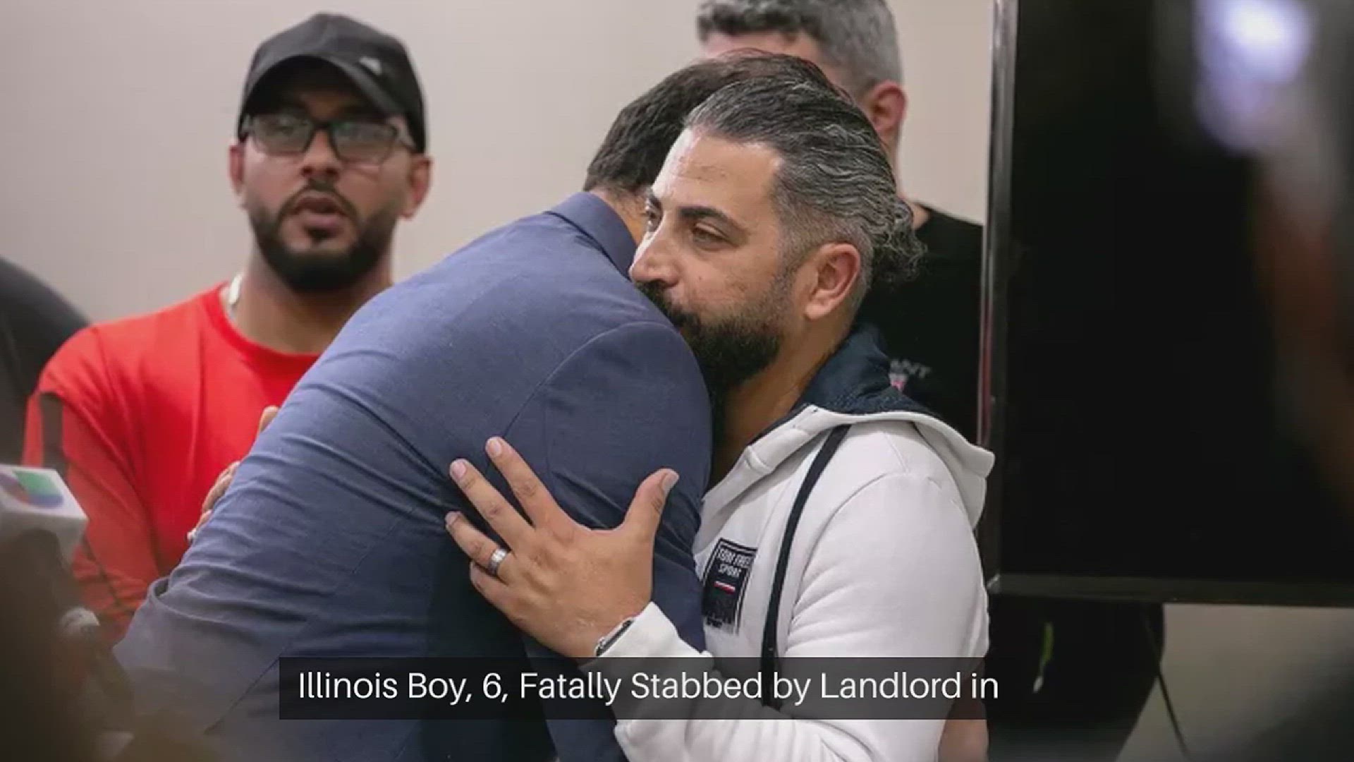 'Video thumbnail for Illinois Boy, 6, Fatally Stabbed by Landlord in Anti-Muslim Attack amid Israel-Hamas War: Police'
