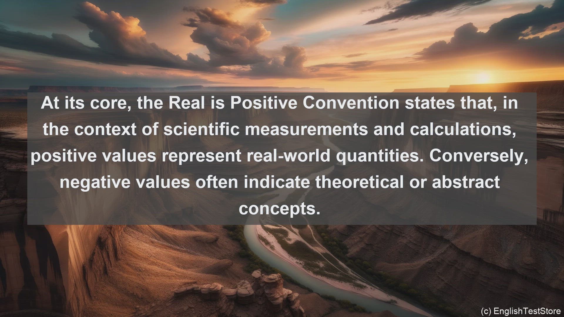 'Video thumbnail for Real is positive convention in science  definition and examples'