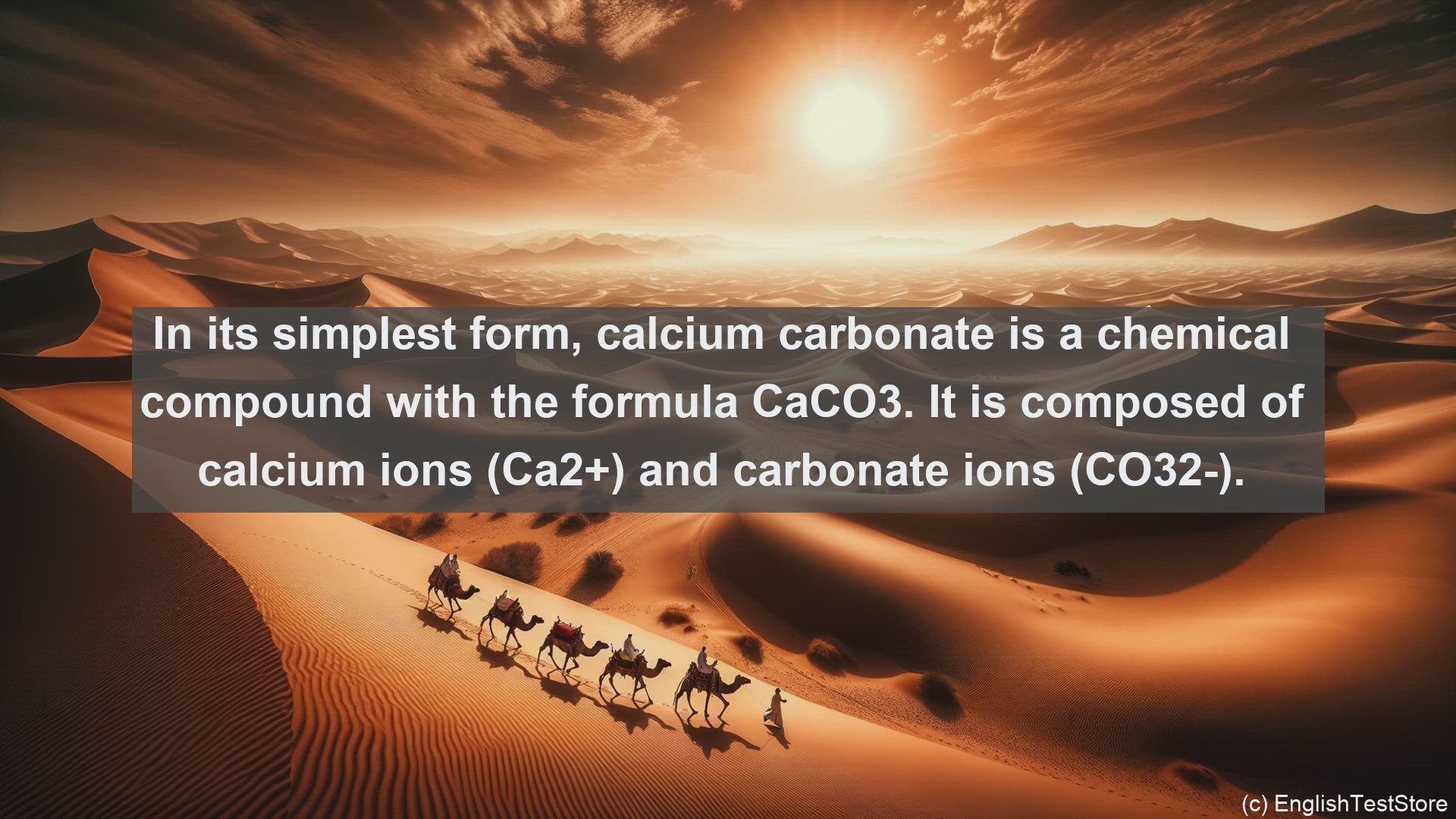 'Video thumbnail for Calcium carbonate in science  definition and examples'