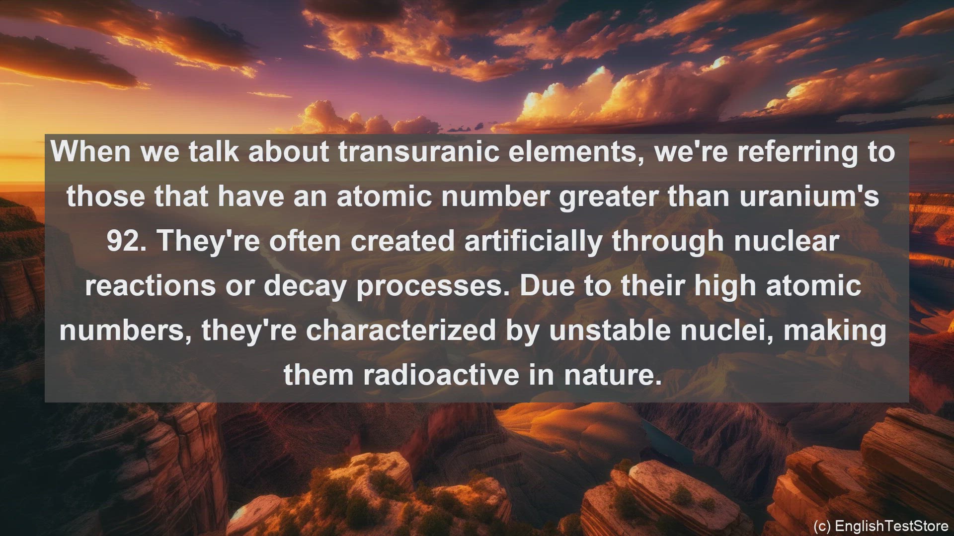'Video thumbnail for Transuranic elements in science  definition and examples'