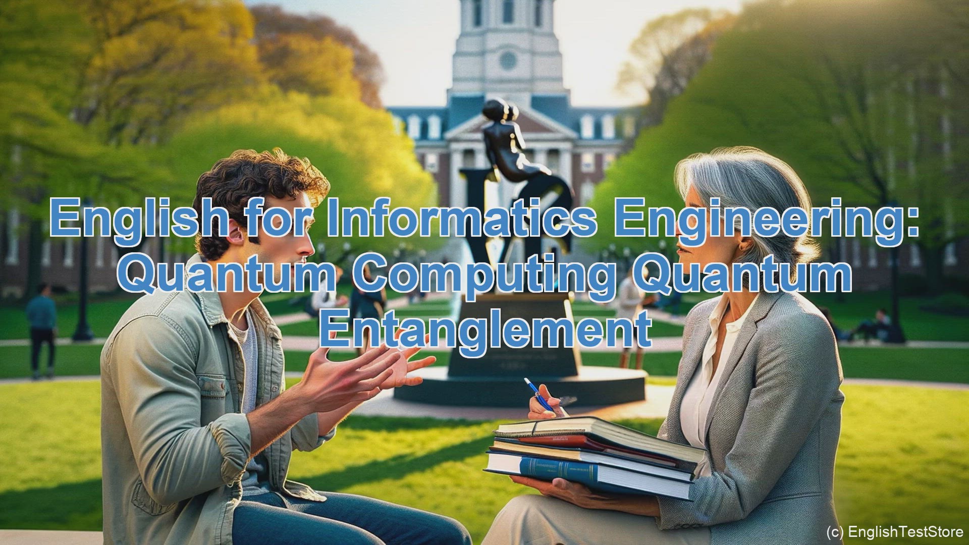 'Video thumbnail for English Conversation for Informatics Engineering: Quantum Computing Quantum Entanglement'