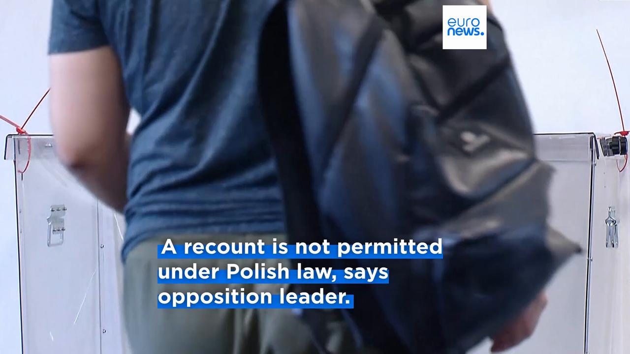'Video thumbnail for Polish Prime Minister and President clash over recent presidential election outcome'
