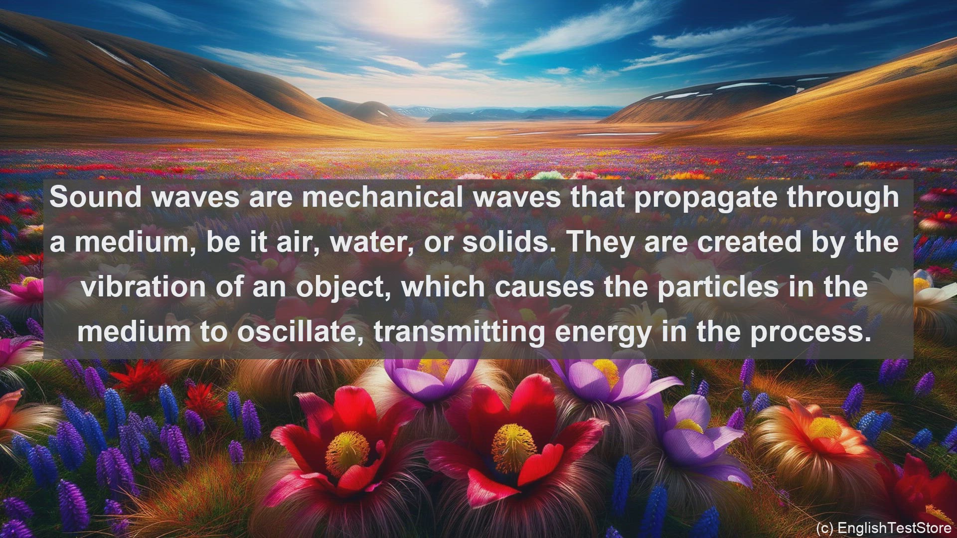 'Video thumbnail for Sound wave in science  definition and examples'