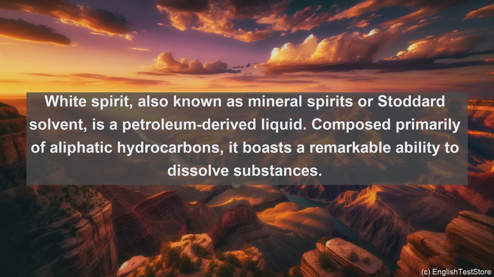 'Video thumbnail for White spirit in science  definition and examples'