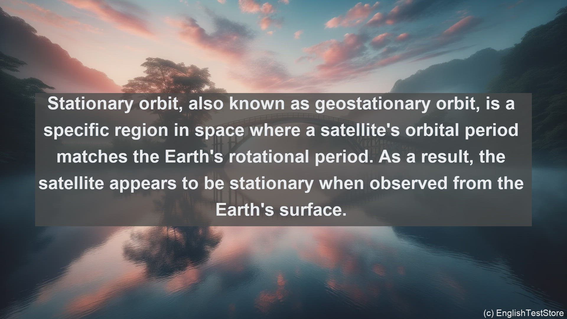 'Video thumbnail for Stationary orbit in science  definition and examples'