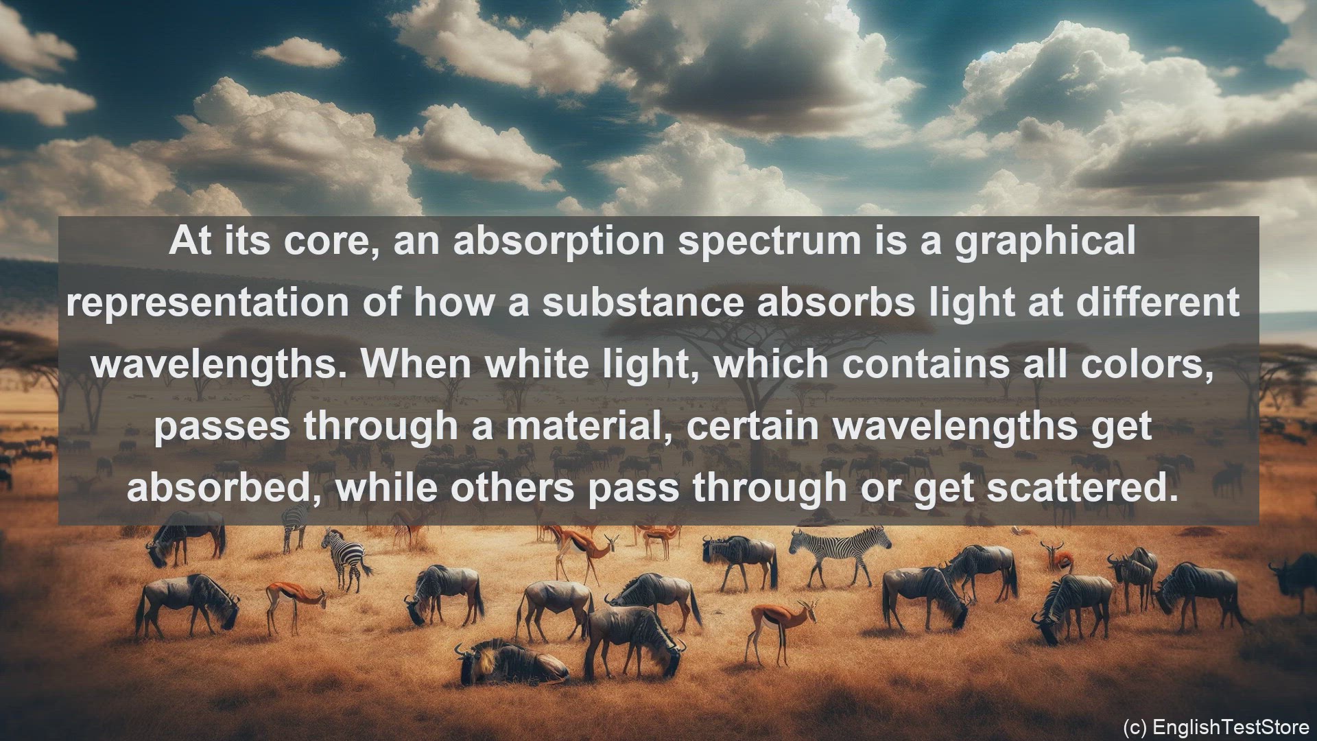 'Video thumbnail for Absorption spectrum in science  definition and examples'