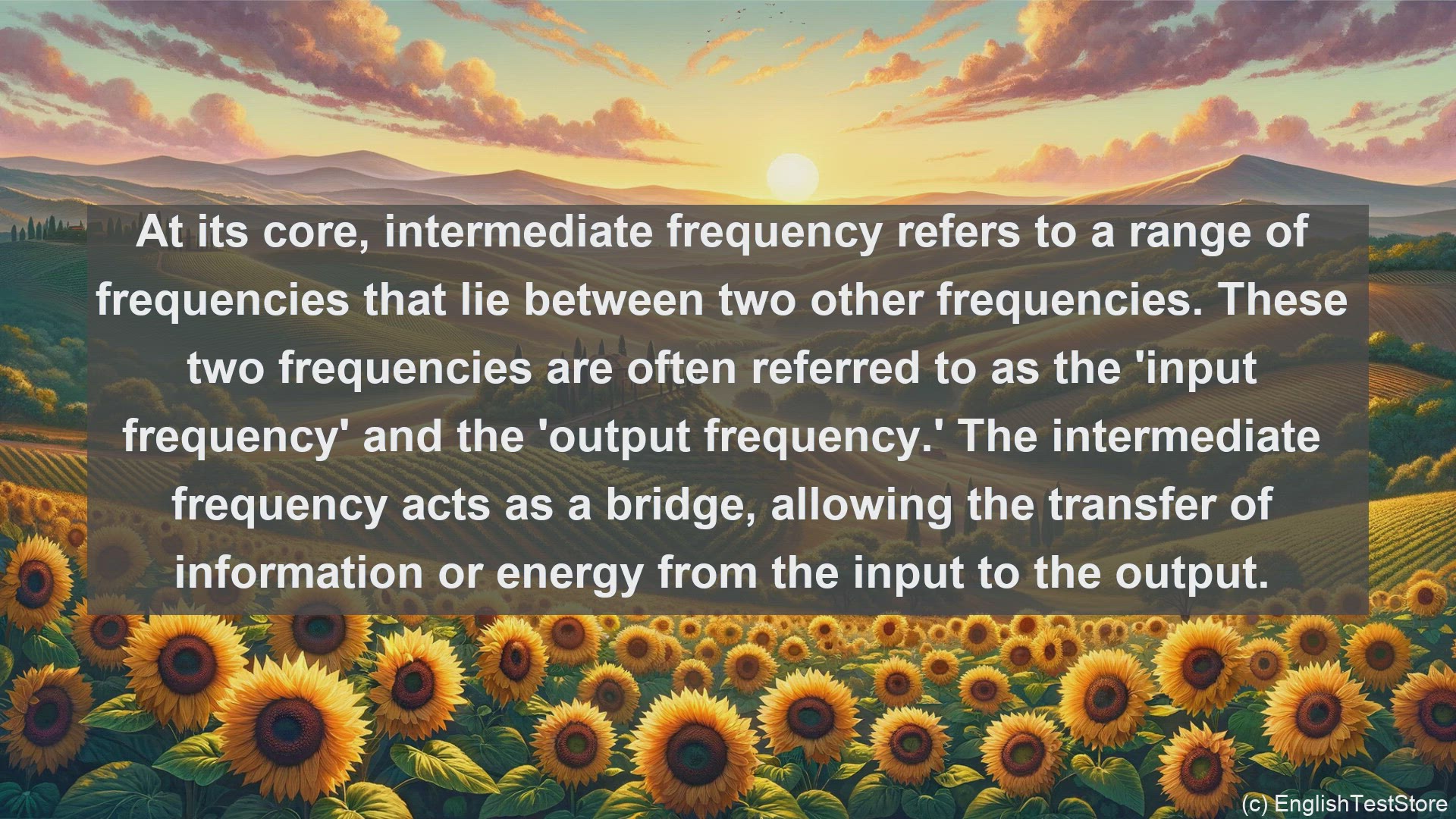 'Video thumbnail for Intermediate frequency in science  definition and examples'