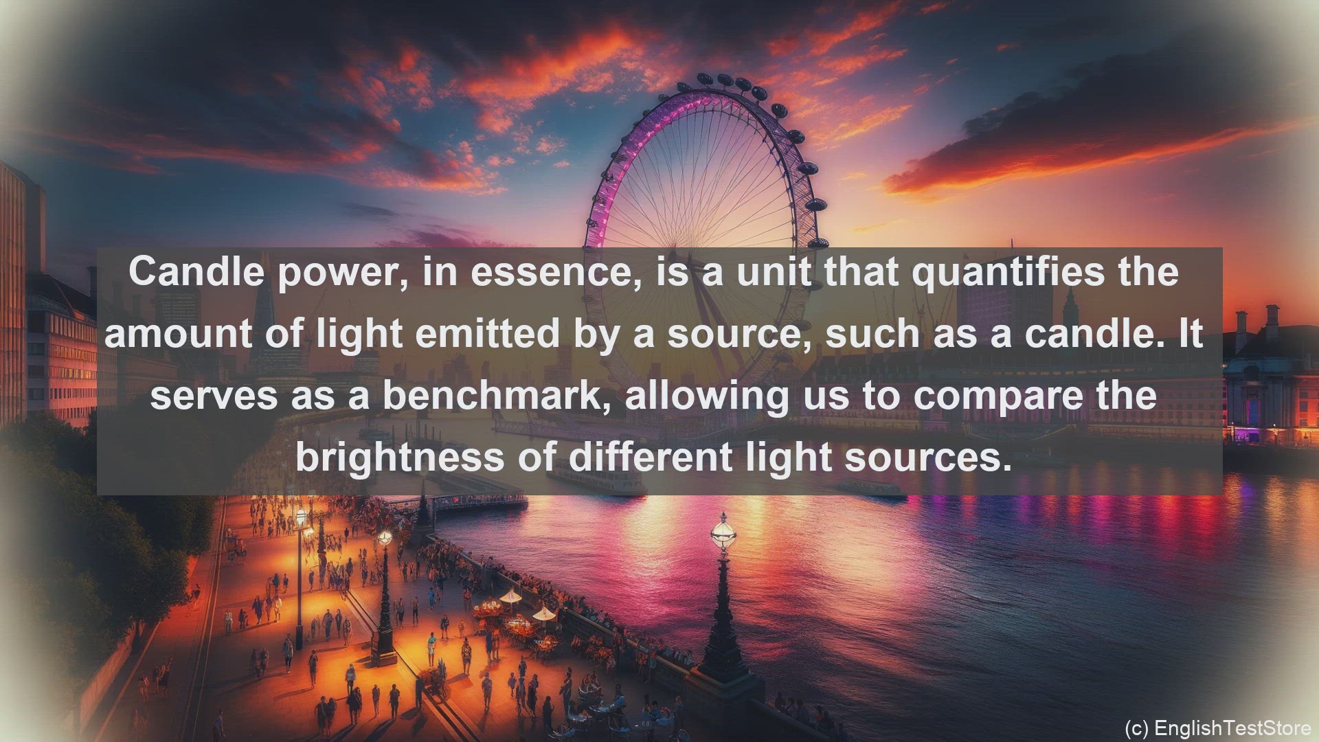 'Video thumbnail for Candle power in science  definition and examples'