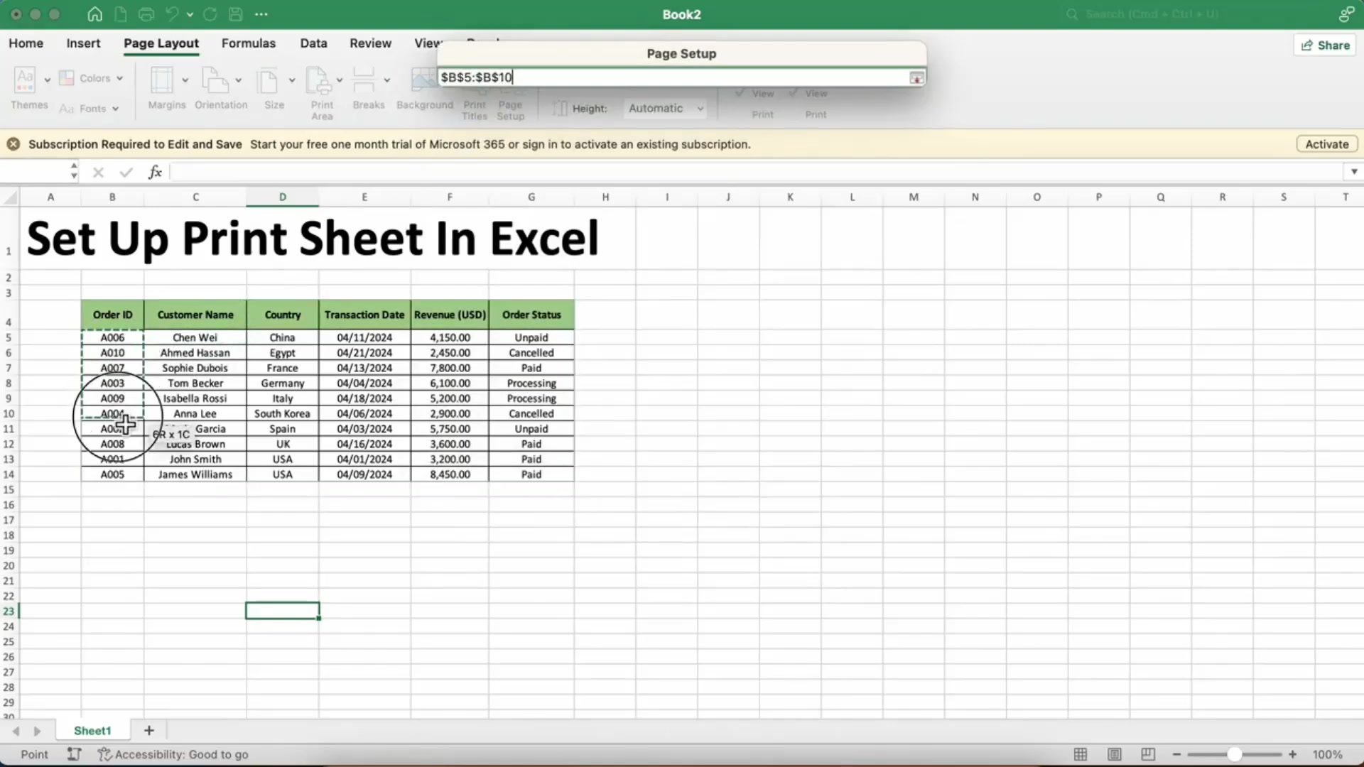 'Video thumbnail for How to Set Print Area & Print Titles in Excel – Perfect Printouts Every Time!'