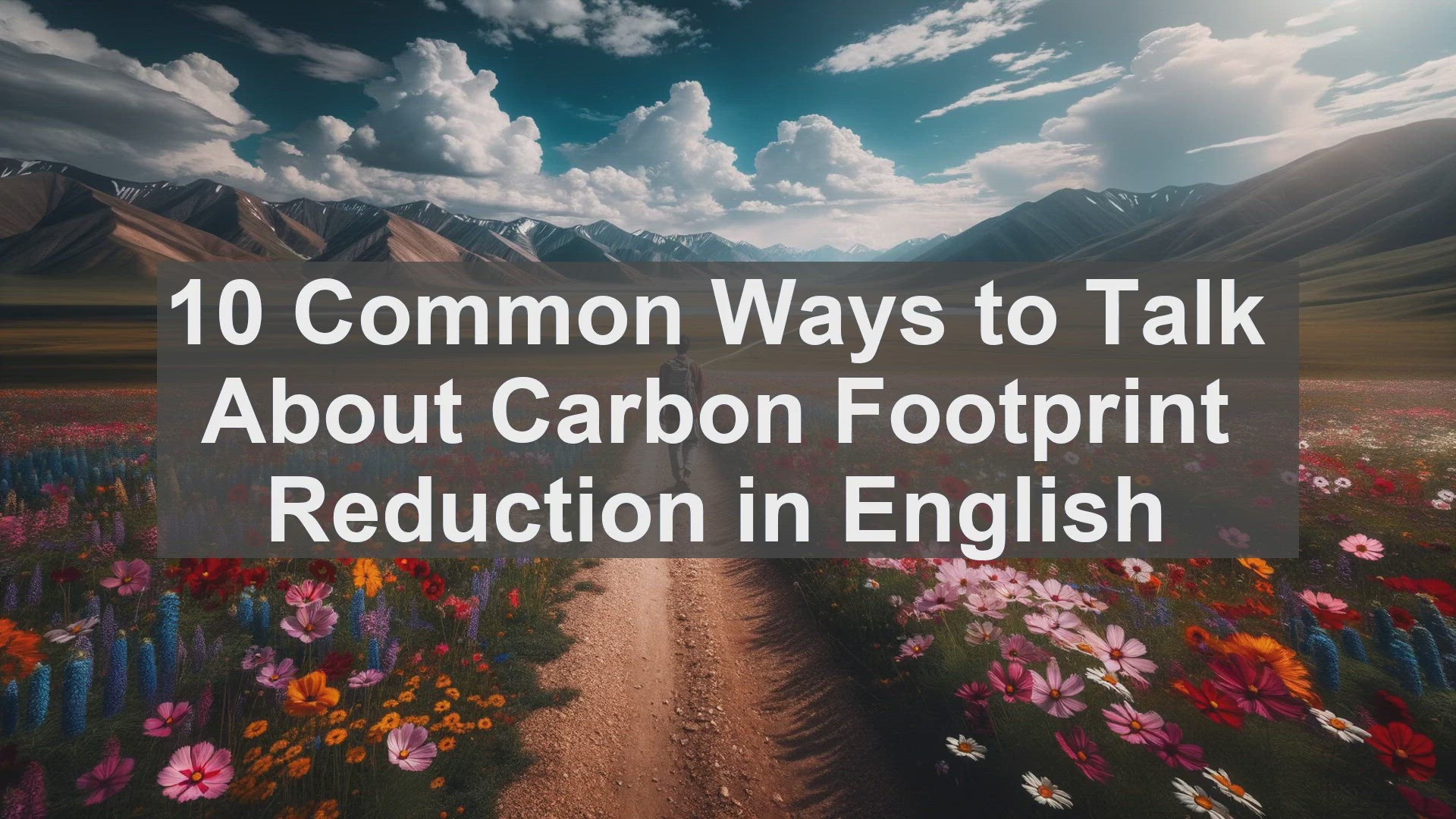 'Video thumbnail for 10 Common Ways to Talk About Carbon Footprint Reduction in English '