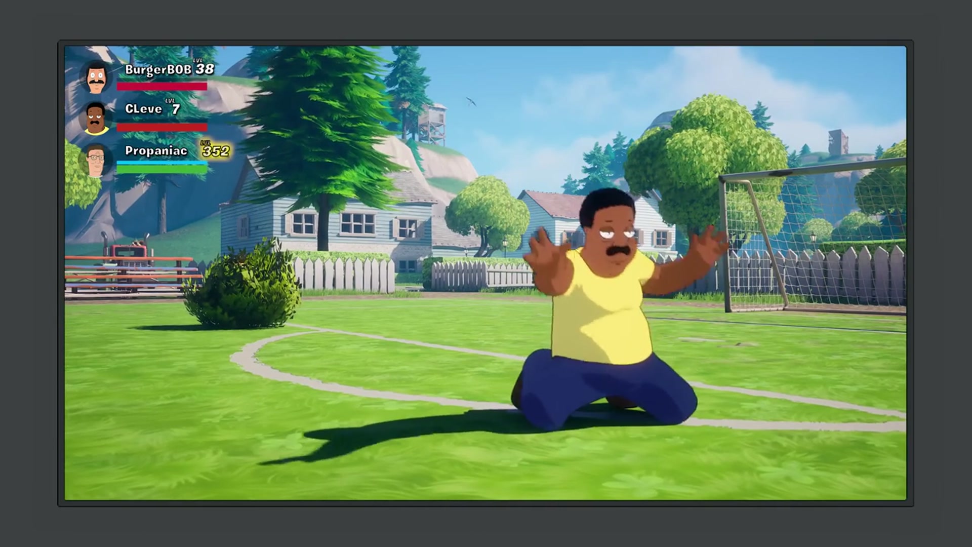 'Video thumbnail for Fortnite - Official Cleveland Brown, Hank Hill, and Bob Belcher Reveal Trailer'