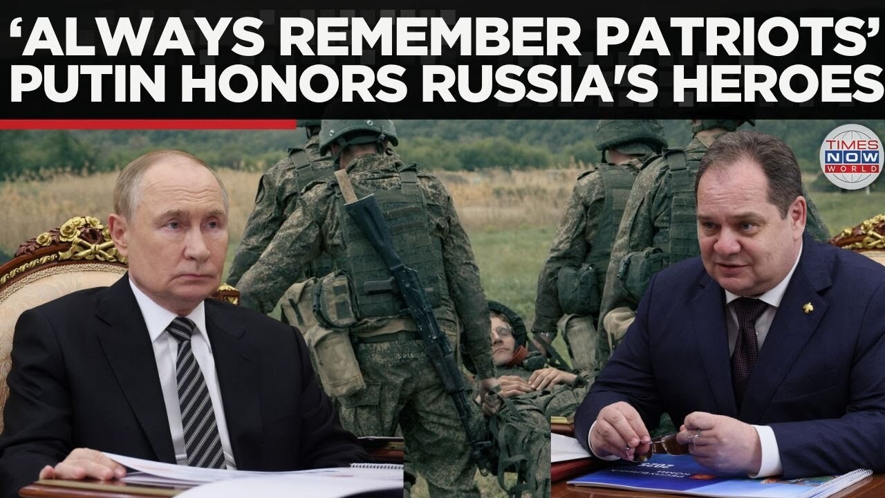 Video thumbnail for 'Do Not Forget Them...' Putin Asks Governor to Look After Fallen Heroes of Ukraine War | World News