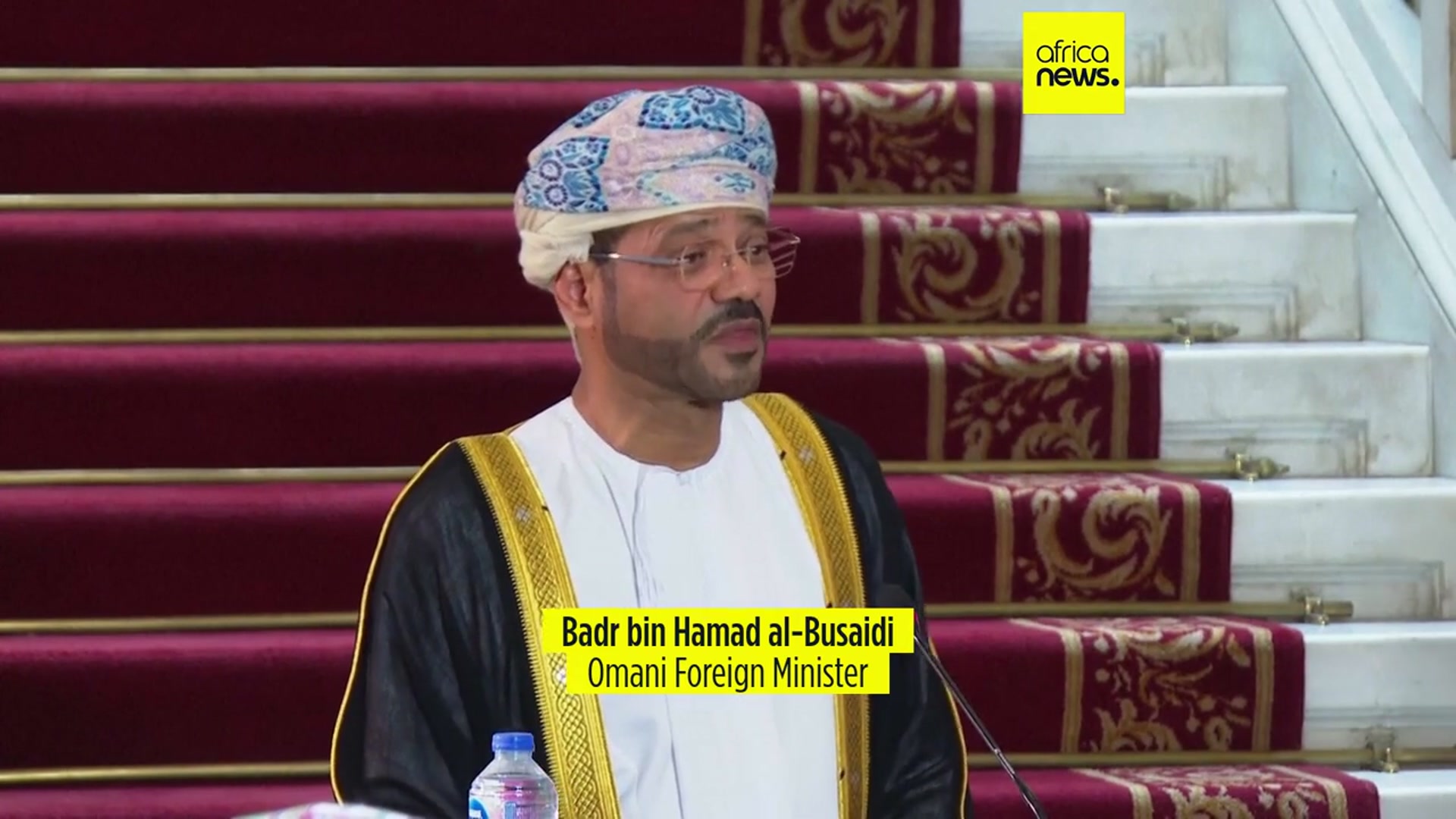 'Video thumbnail for Foreign Ministers of Oman and Egypt urge Washington and Tehran to resume negotiations'