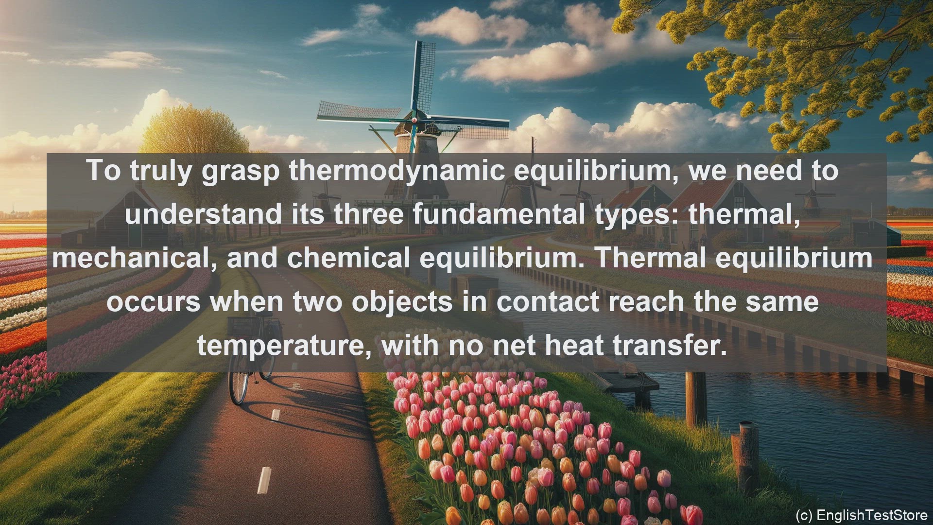 'Video thumbnail for Thermodynamic equilibrium in science  definition and examples'