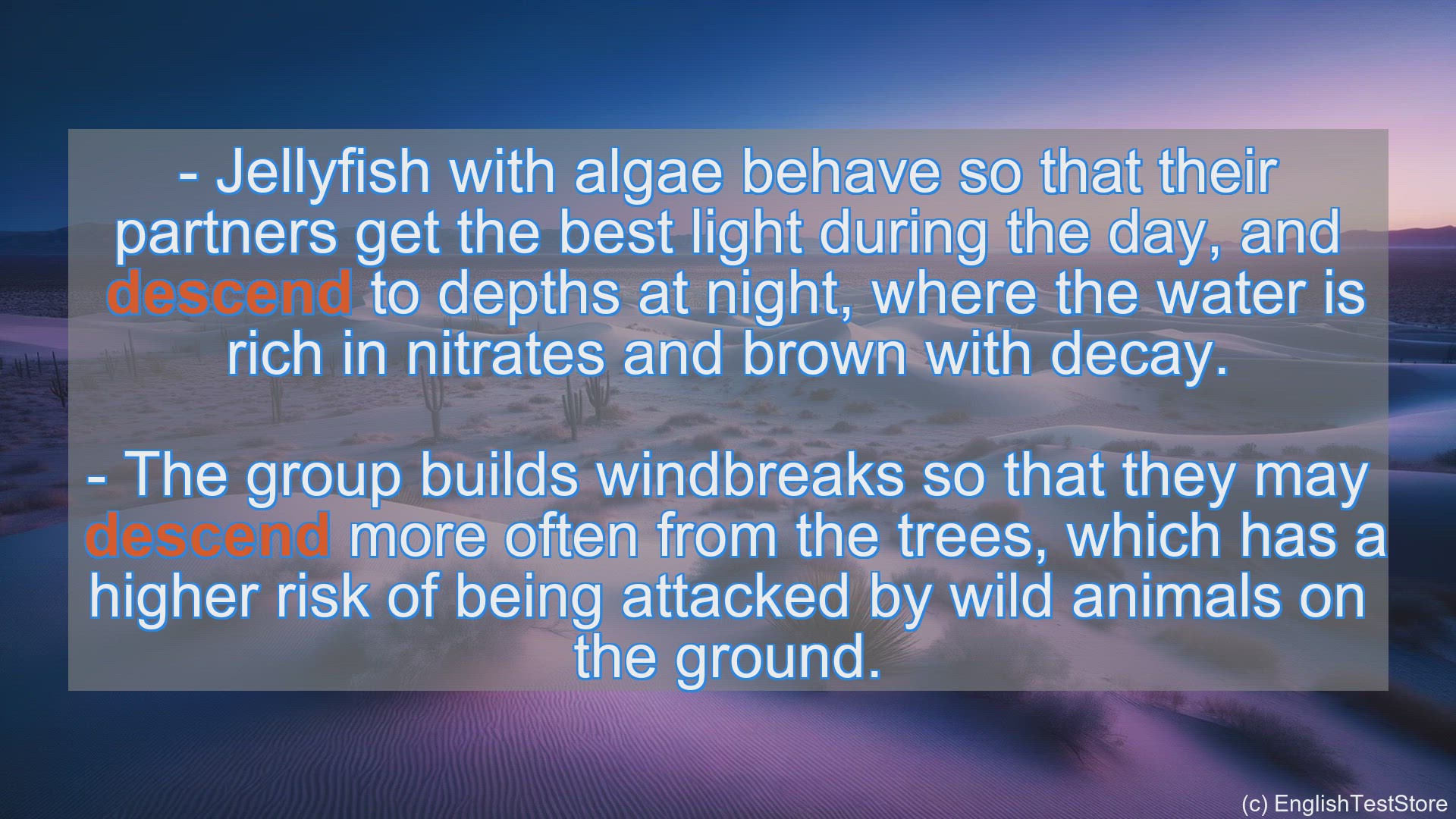 Video thumbnail for Descend In Sentences - Example Of Descend In Sentences - How To Use Descend In Sentences