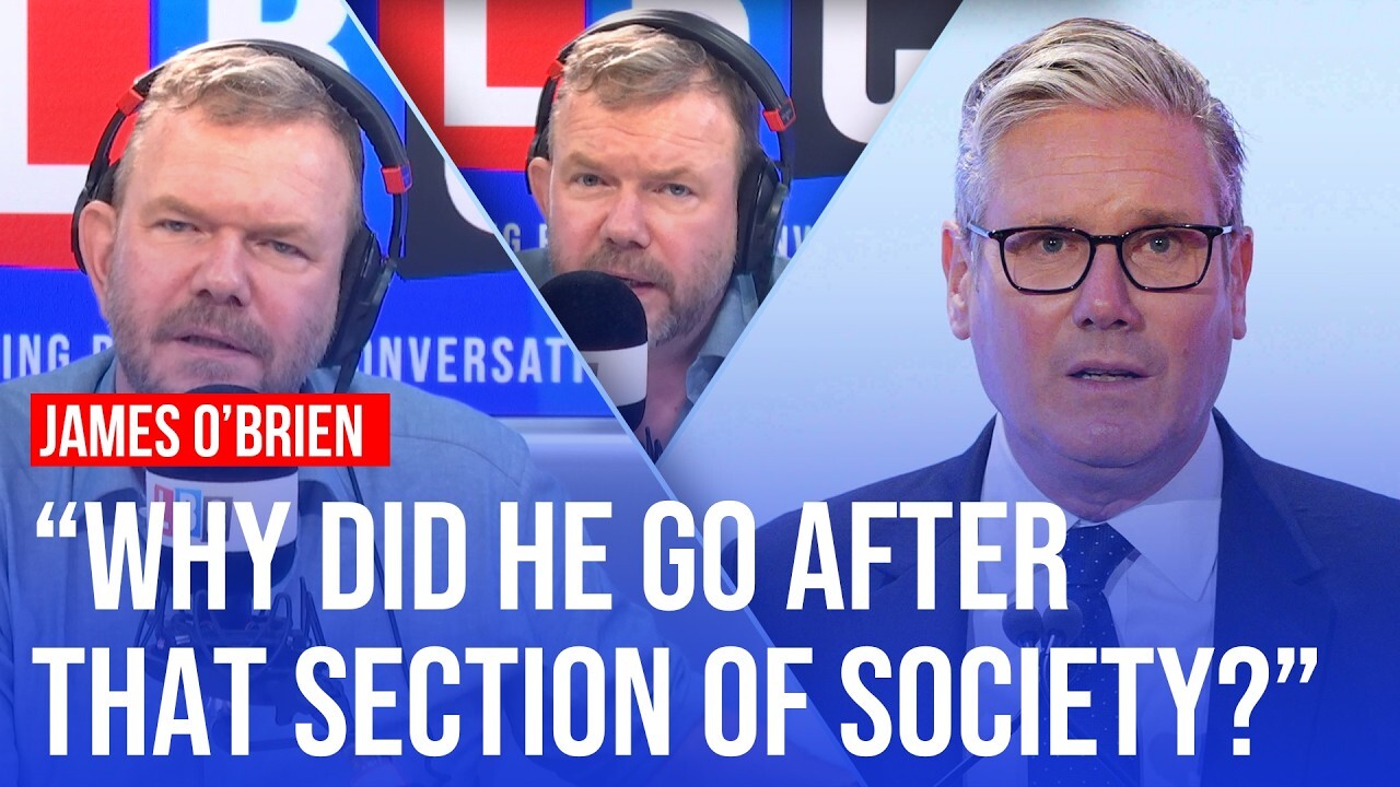 'Video thumbnail for James O’Brien dissects Keir Starmer’s benefits climbdown | LBC'