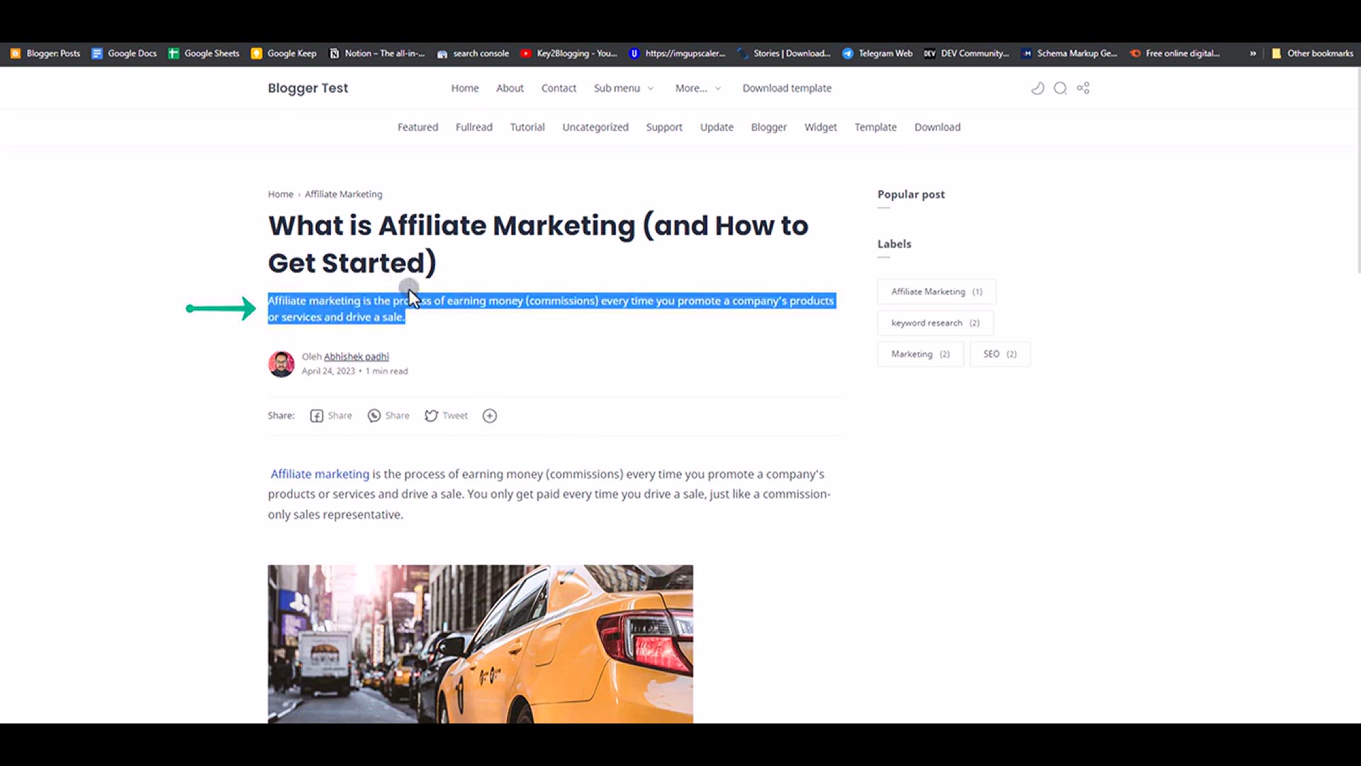 'Video thumbnail for Remove Meta Description under post title in Fletro Pro theme _ (Part - 05)'