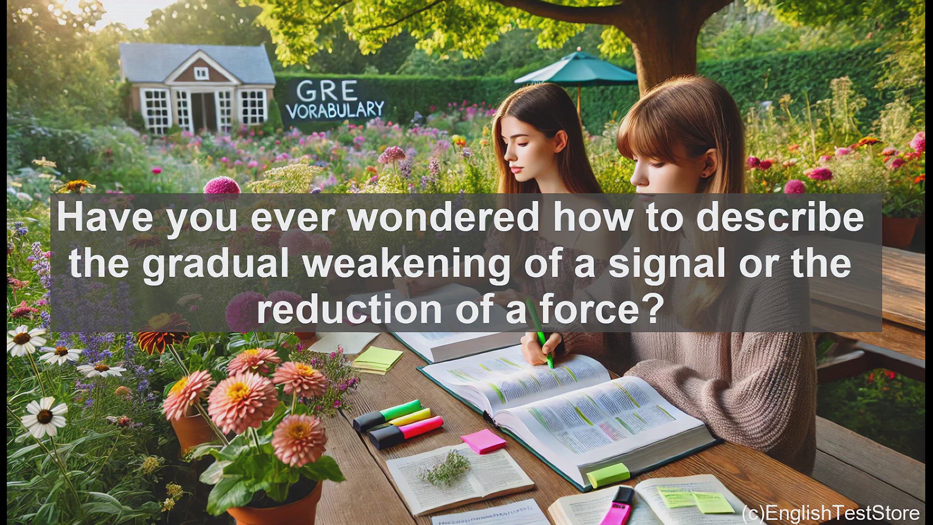 'Video thumbnail for GRE Vocabulary Lesson: Understanding 'Attenuate' - Exploring Gradual Reduction'
