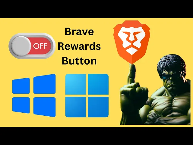 'Video thumbnail for How to Hide or Remove Brave Rewards Button in Windows 11 or 10 | GearUpWindows Tutorial'