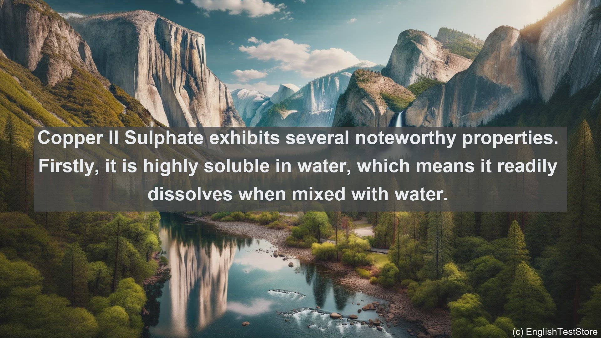 'Video thumbnail for Copper ii sulphate in science  definition and examples'