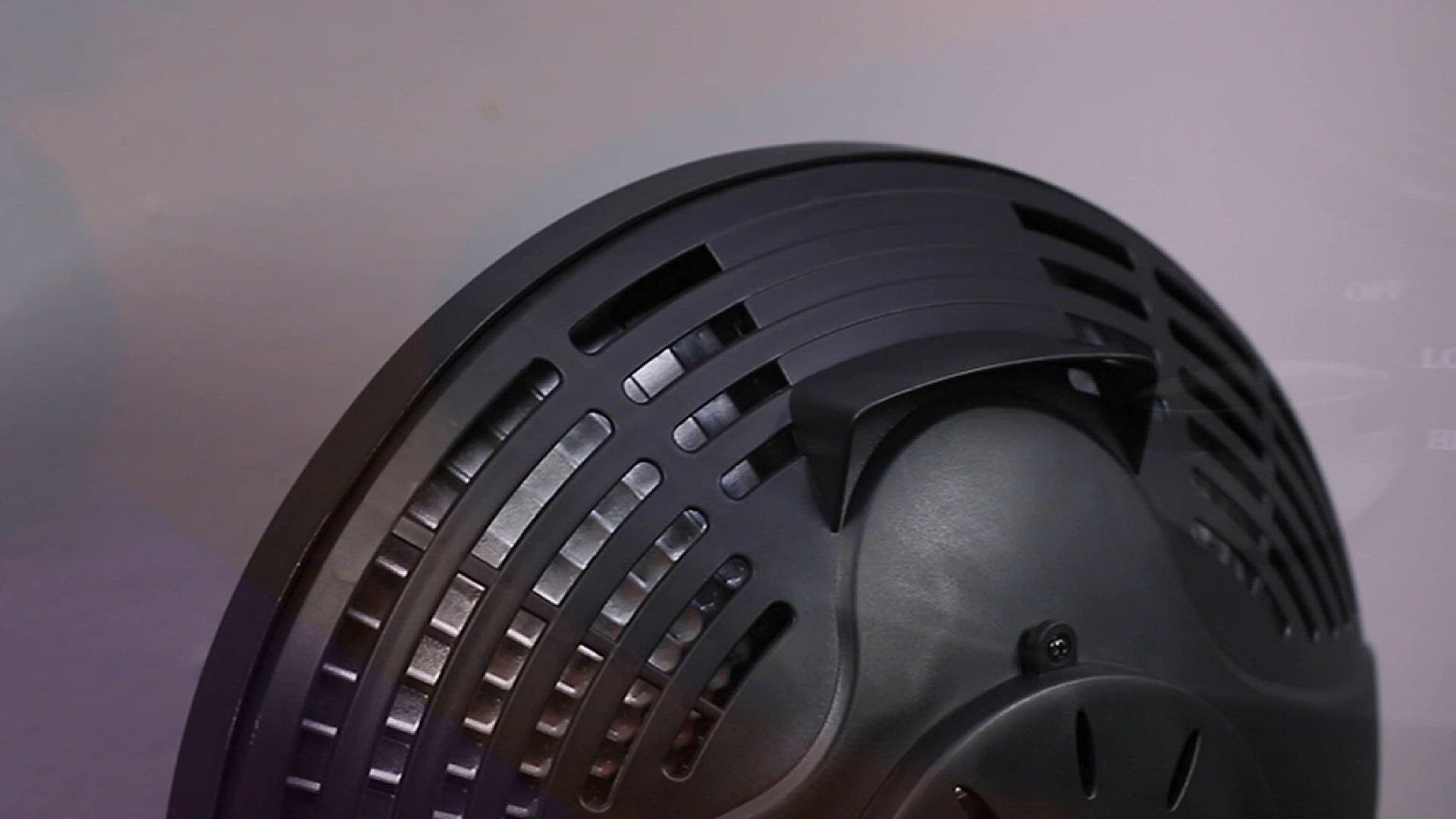 'Video thumbnail for Comfort Zone CZ998 700_1,000-Watt Oscillating Parabolic Radiant Dish Heater with 7-degree Oscillation'