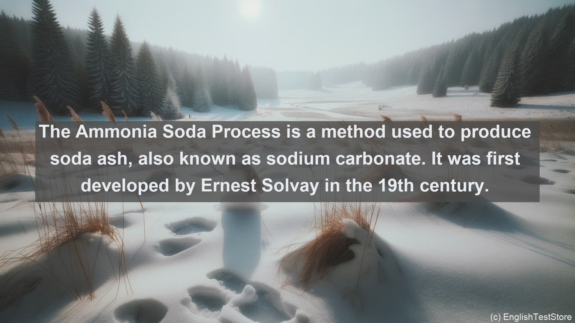 'Video thumbnail for Ammonia soda process in science  definition and examples'