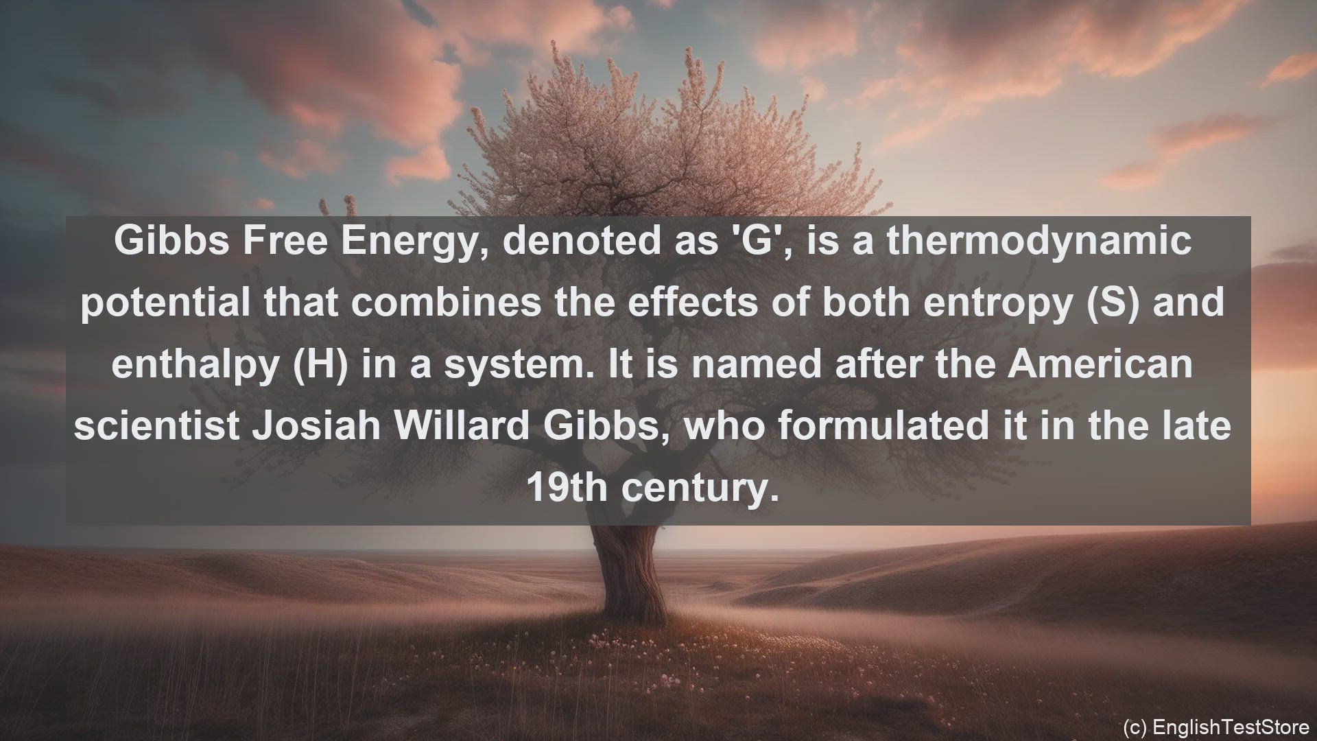 'Video thumbnail for Gibbs free energy in science  definition and examples'