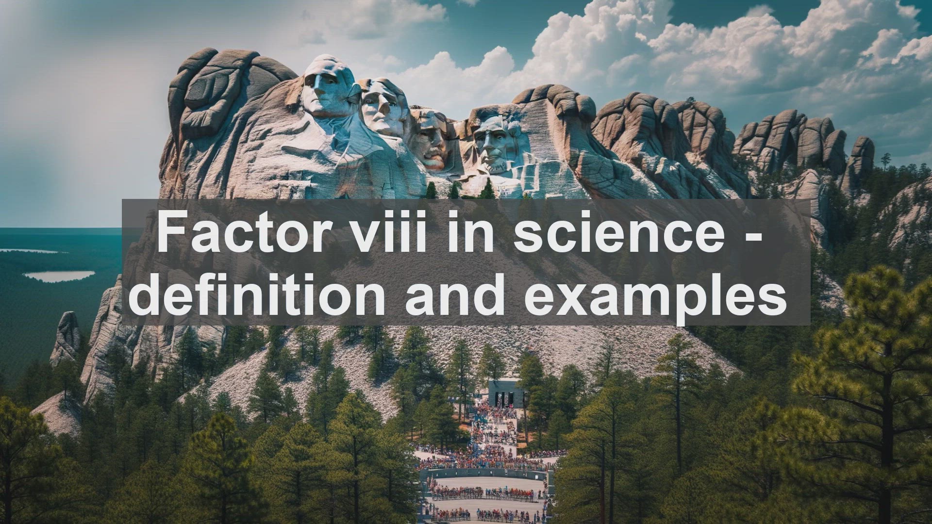 'Video thumbnail for Factor viii in science  definition and examples'
