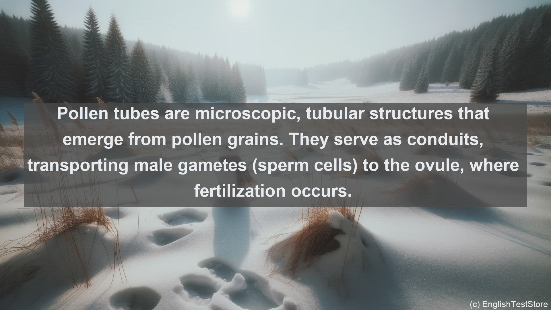 'Video thumbnail for Pollen tube in science  definition and examples'