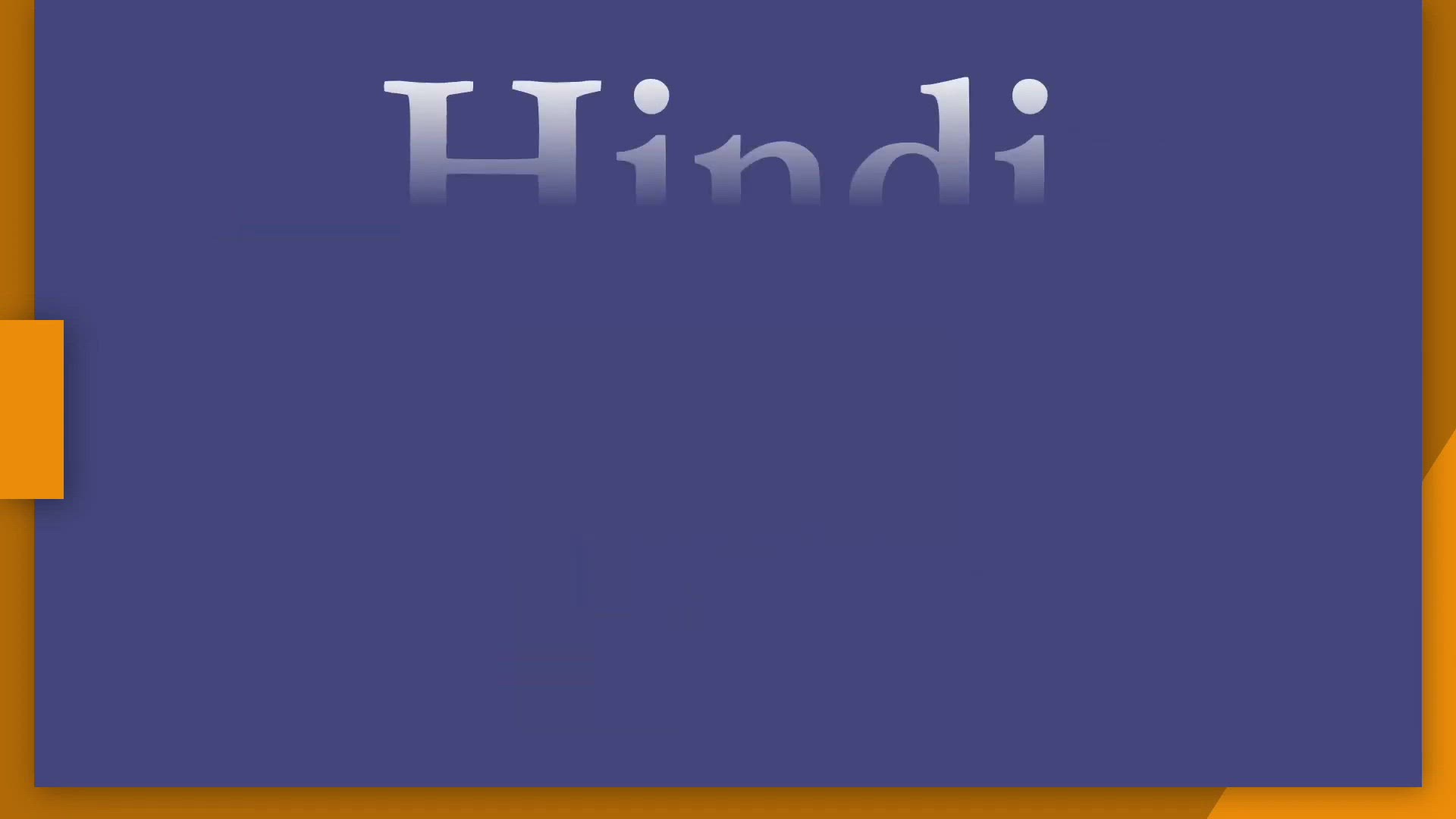 'Video thumbnail for Hindi in 30 minutes'