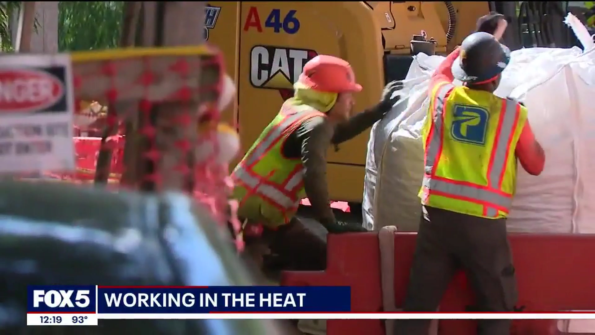 'Video thumbnail for New Yorkers working in the extreme heat'