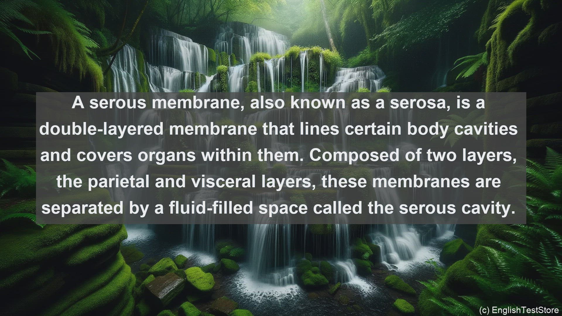 'Video thumbnail for Serous membrane in science  definition and examples'