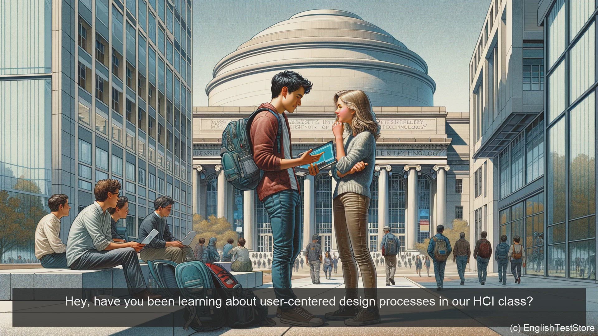 'Video thumbnail for English Conversation for Informatics Engineering: Human-Computer Interaction User-Centered Design Processes'