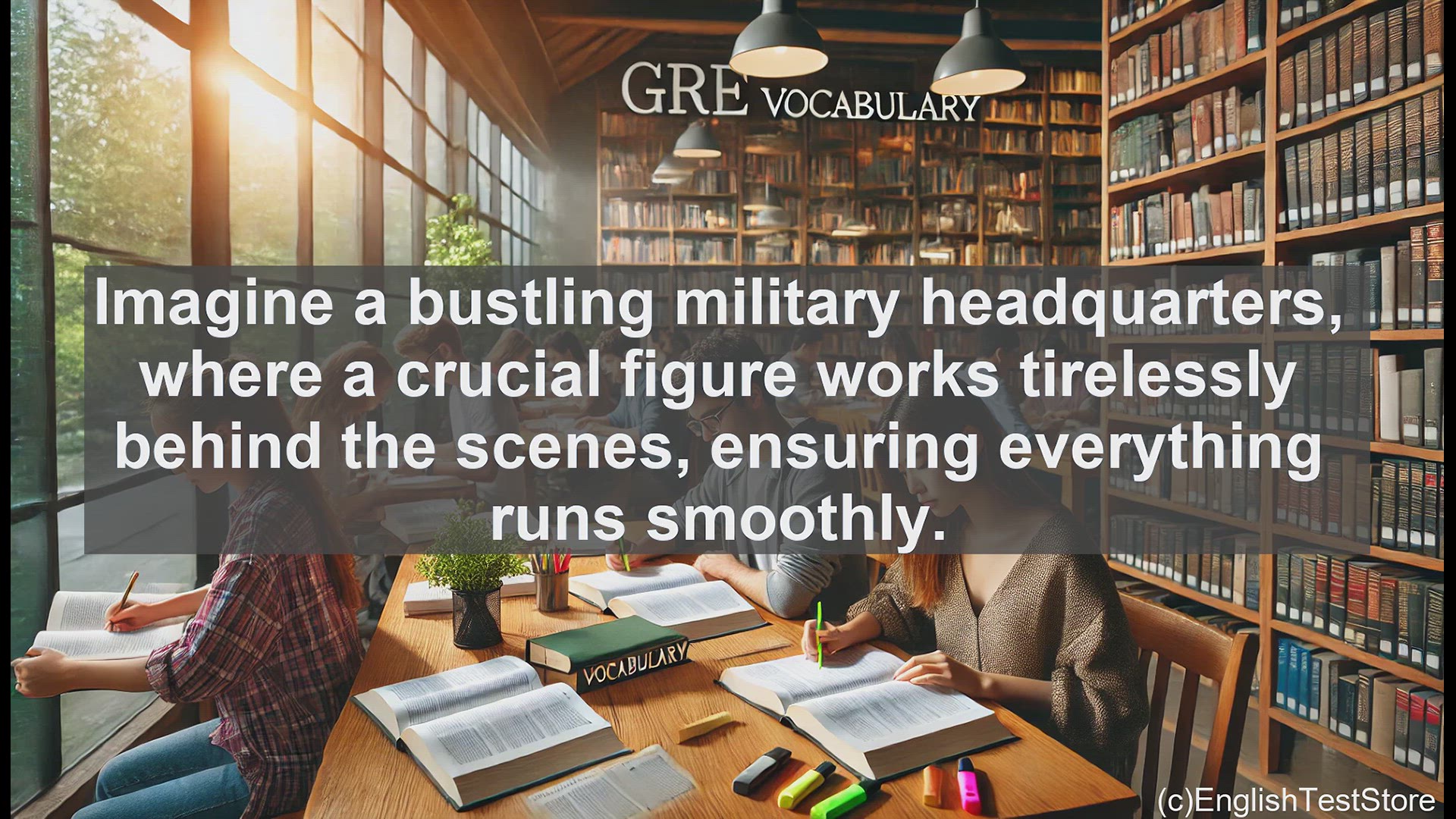 'Video thumbnail for GRE Vocabulary Lesson: The Unsung Hero - Understanding the Role of an Adjutant'