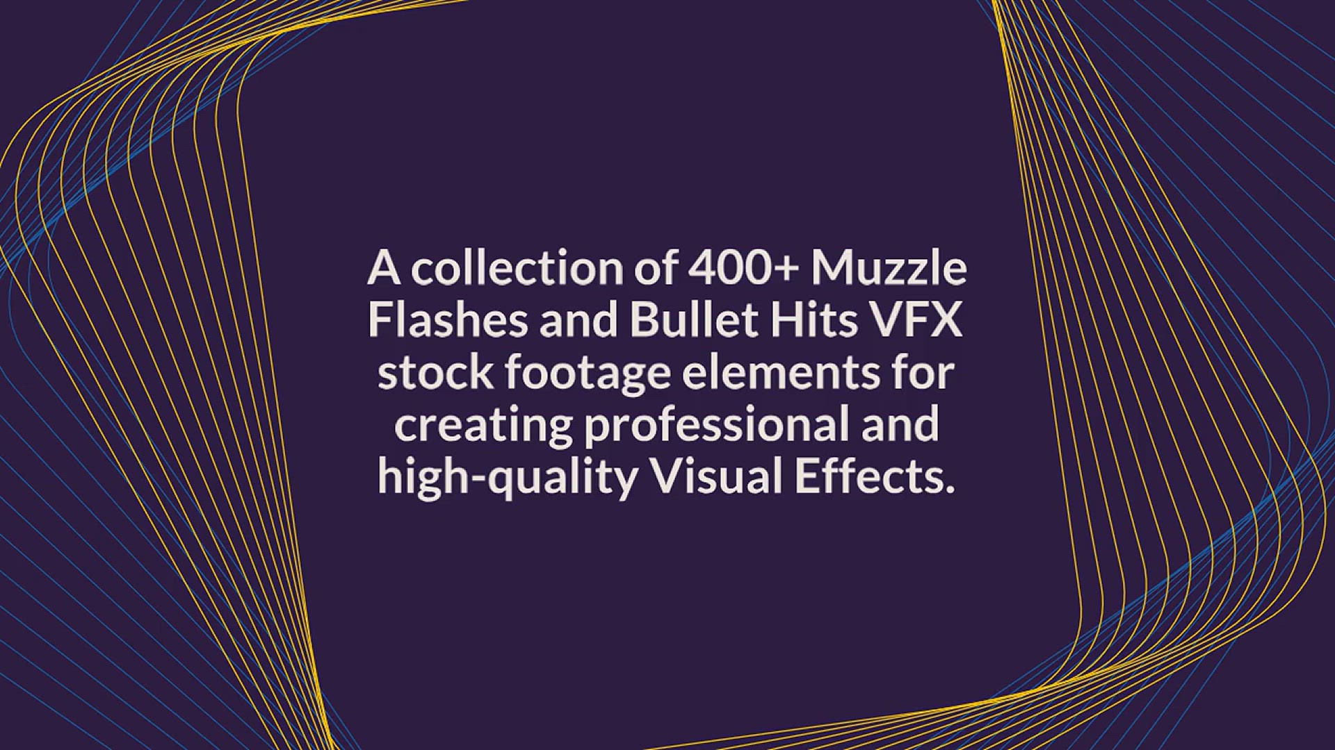 'Video thumbnail for 400+ Muzzle Flashes And Bullet Hits VFX Stock Footage'