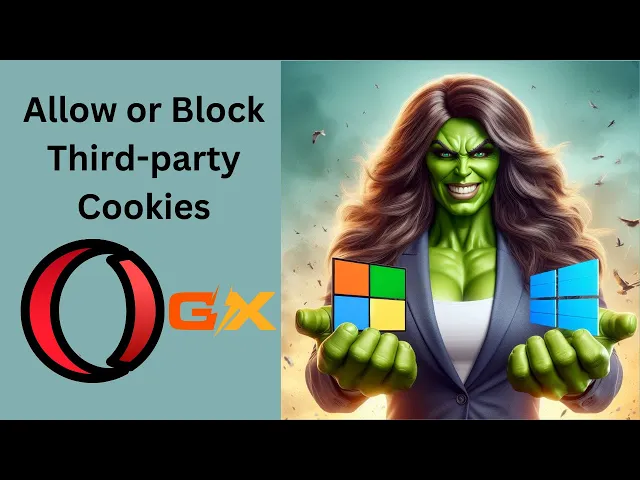 'Video thumbnail for How to Allow or Block Third party Cookies in Opera GX on Windows 11 or 10 | GearUpWindows Tutorial'
