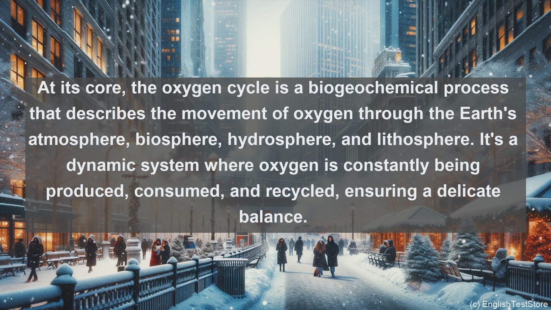 'Video thumbnail for Oxygen cycle in science  definition and examples'