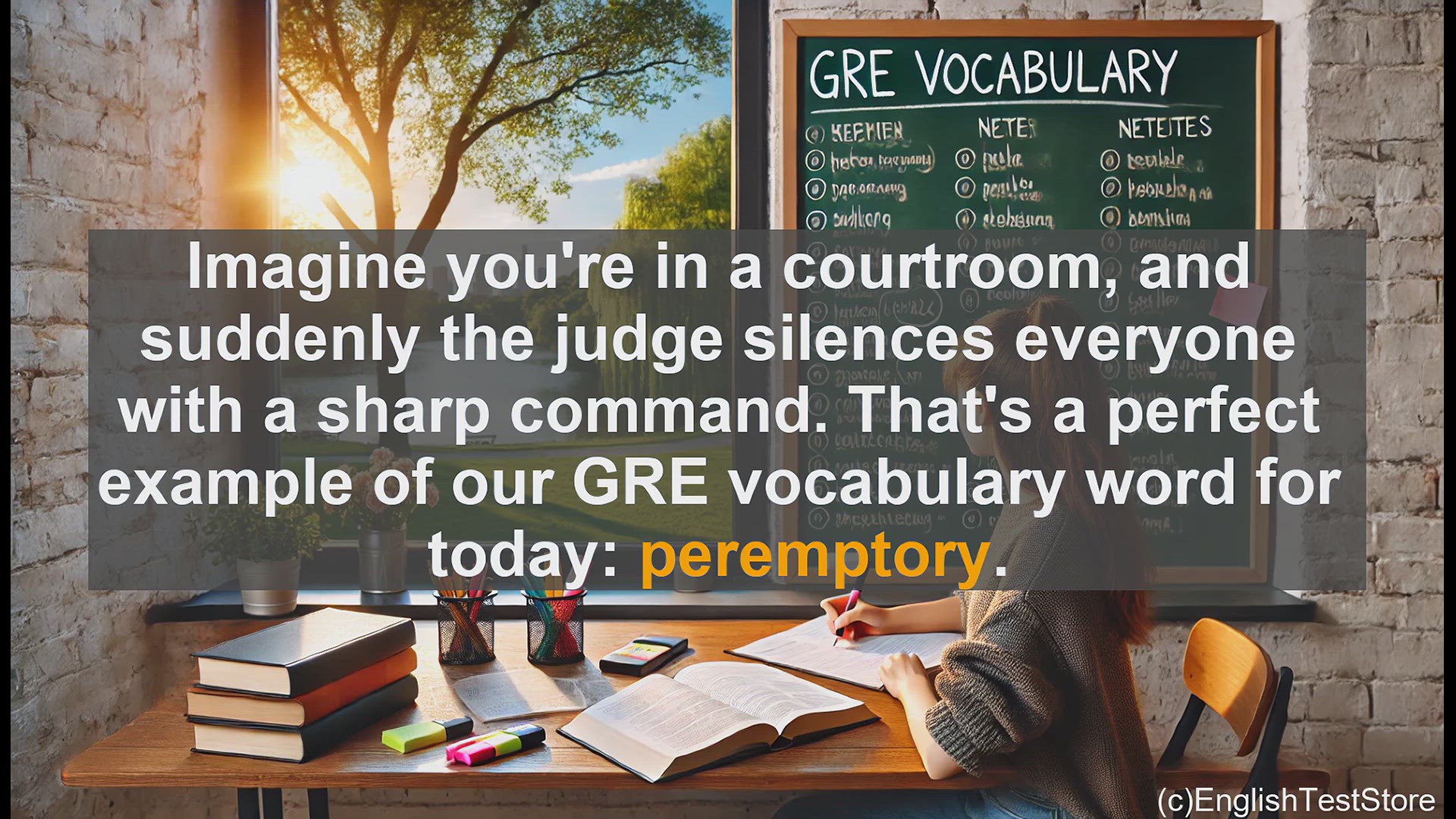 'Video thumbnail for GRE Vocabulary Lesson: The Power of Peremptory - Commanding Authority in Language'