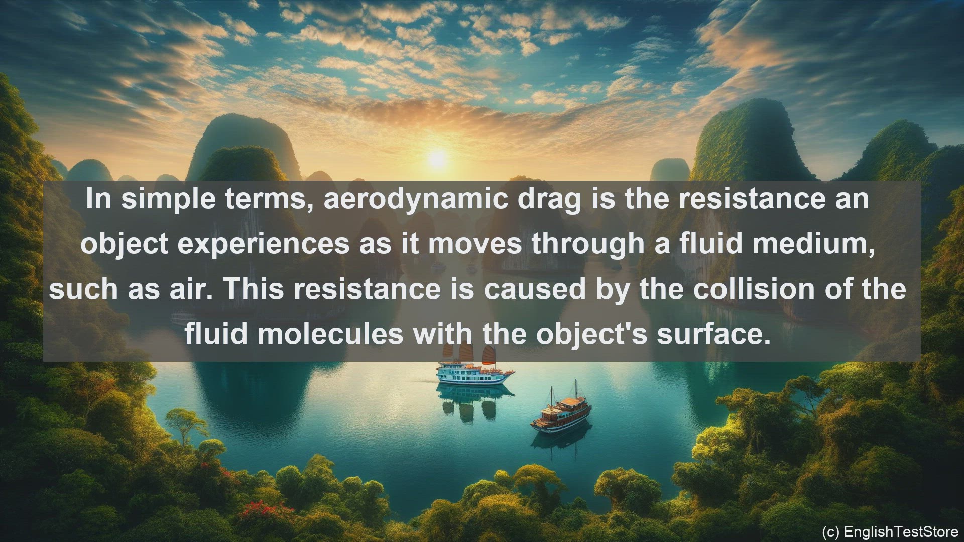 'Video thumbnail for Aerodynamic drag in science  definition and examples'